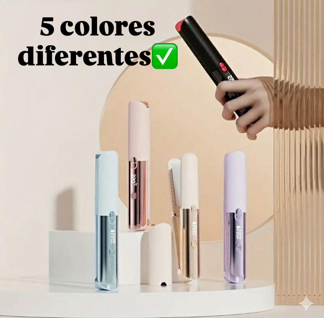 Plancha inalámbrica portátil
